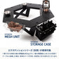【公式限定セット】ヘキサゴンテーブルLIGHT＋焚き火台　六花（りっか）Black Edition