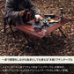 シェフテーブルEX ブナ素材 アウトドアテーブル CHEF TABLE ブラック【1年保証】