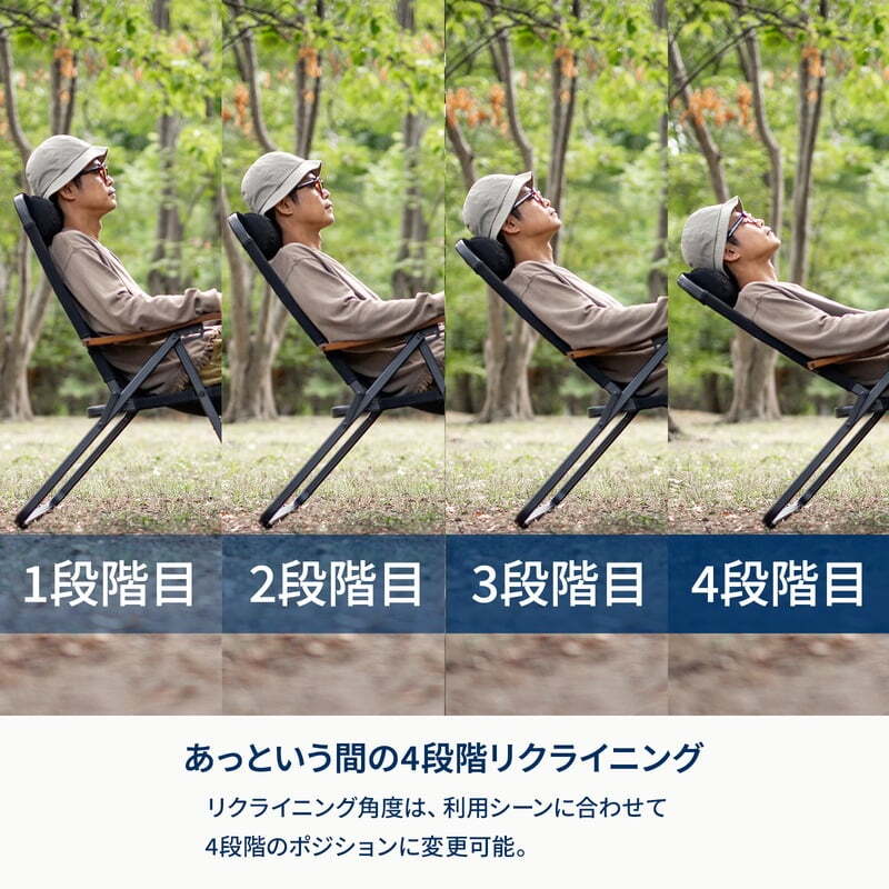 【お得なセット】クライマックスハイチェア＋クライマックスローチェア2 ST（スチール）