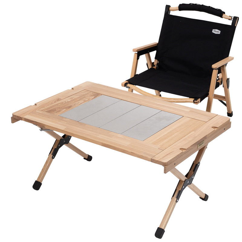 【お得なセット】CHEF TABLE（シェフテーブル）LIGHT 90＋ウッドフレームチェアEX