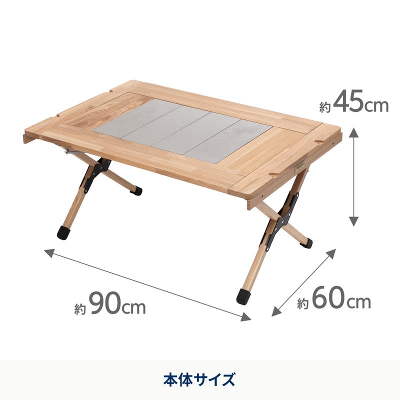 【お得なセット】CHEF TABLE（シェフテーブル）LIGHT 90＋ウッドフレームチェアEX