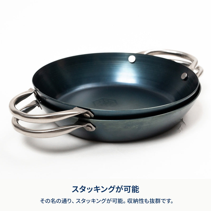 【お得なセット】焚き火台　六花（りっか）梯形五徳付き＋六花スタッキングパン2個