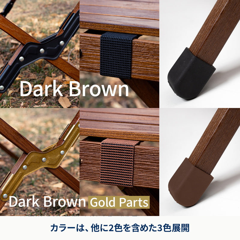 ウッドロールトップテーブルLIGHT 120