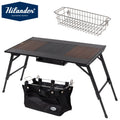 【お得なセット】LIT TABLE WIDE（リットテーブルワイド）＋エクステンション ストレージケース＋メッシュユニット
