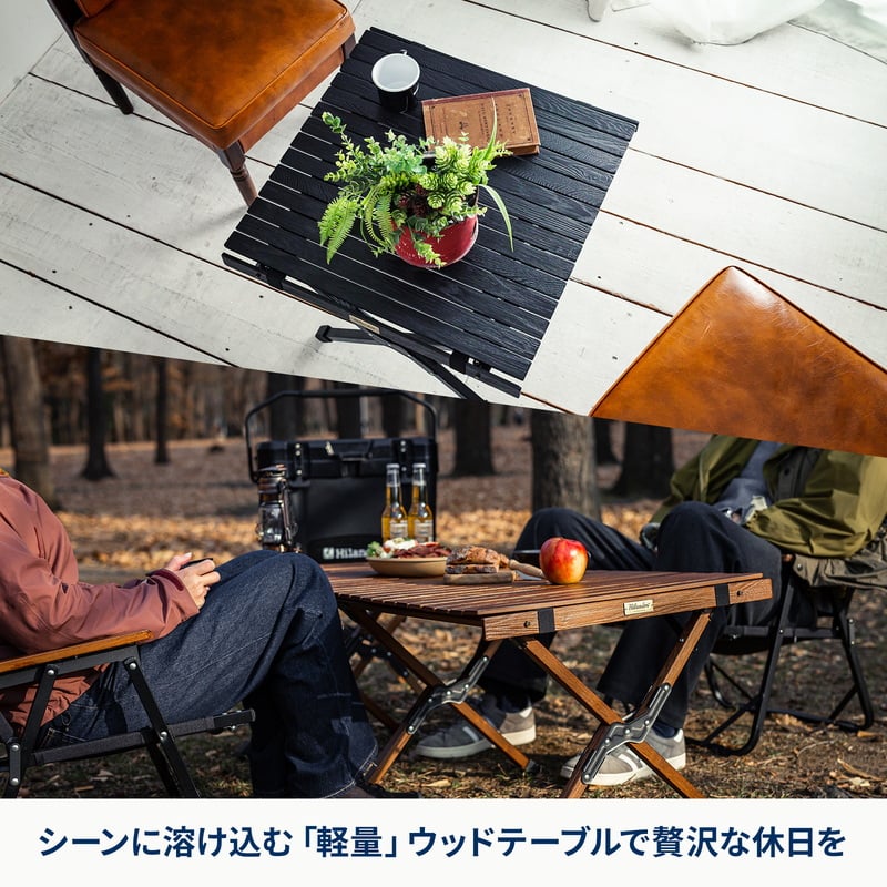 ウッドロールトップテーブルLIGHT 60