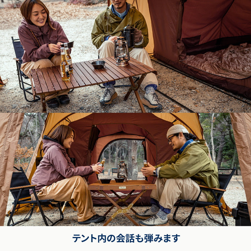 アルミフレーム2ルームテント