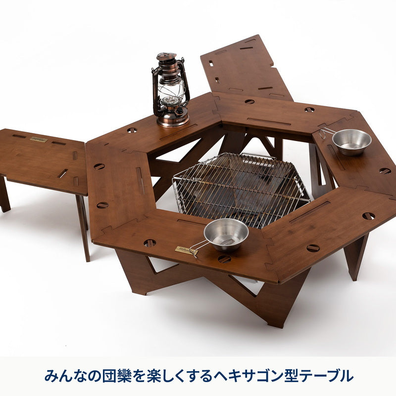 ヘキサゴンテーブル DANRANセット