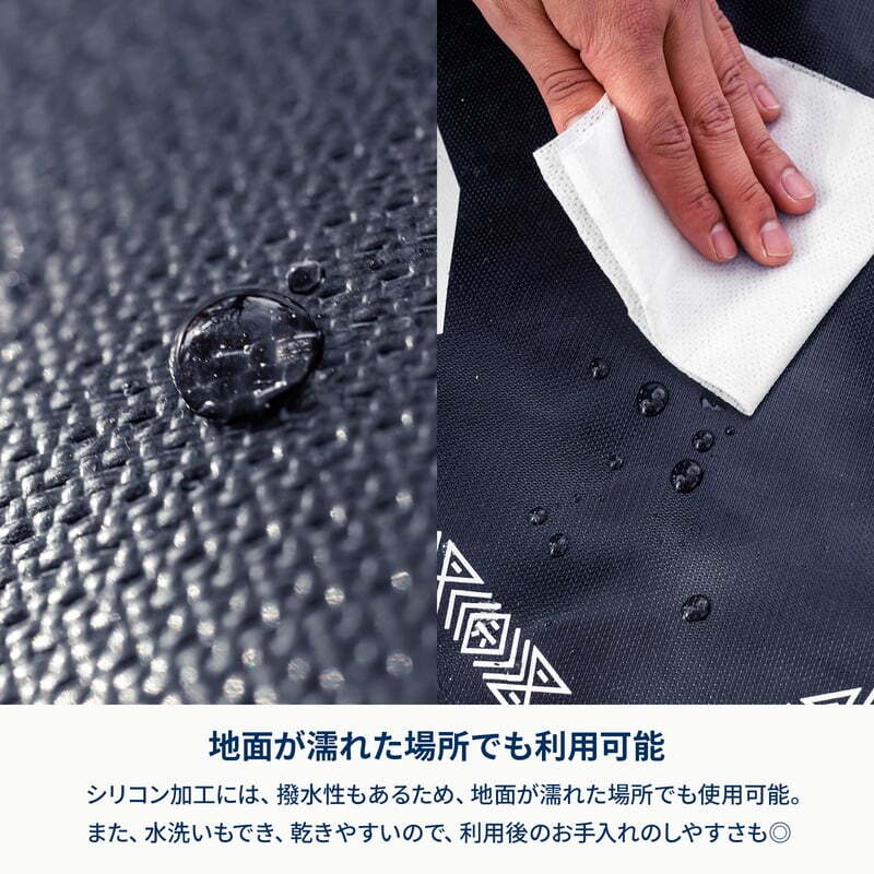 【お得なセット】焚き火台 六花（りっか）Black Edition＋専用焚き火シート