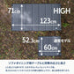 X-FRAME COMPACT TABLE HIGH エックスフレーム コンパクトテーブル ハイ