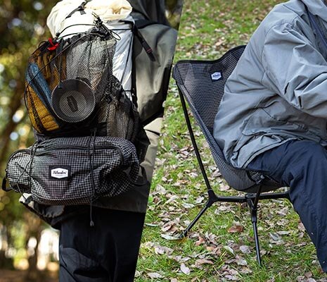 持ち運び楽々。いつでもどこでも使えるチェア
