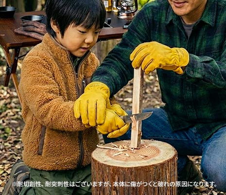 高いグリップ力と耐切創性・耐突刺性